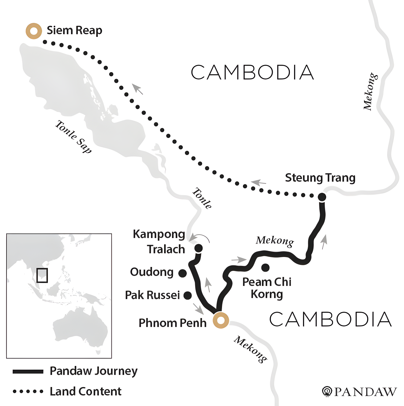 De Phnom Penh à Siem Reap