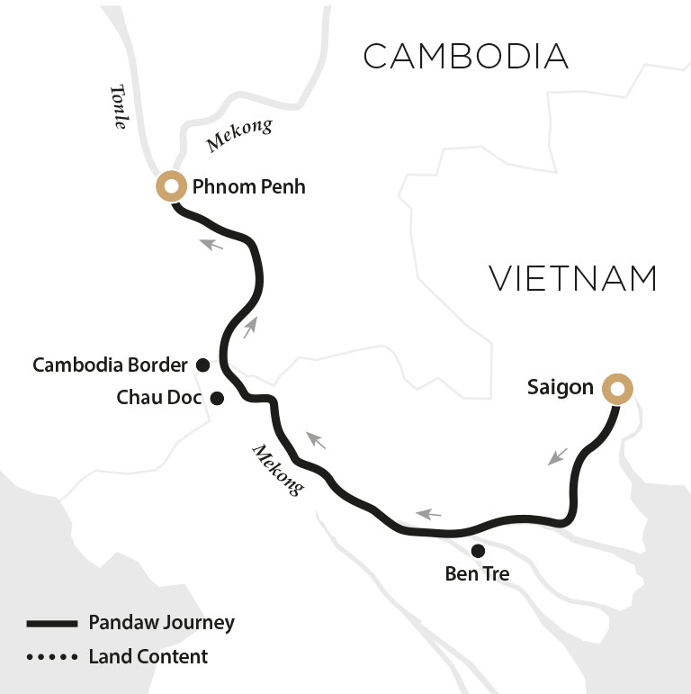 De Saigon à Phnom Penh